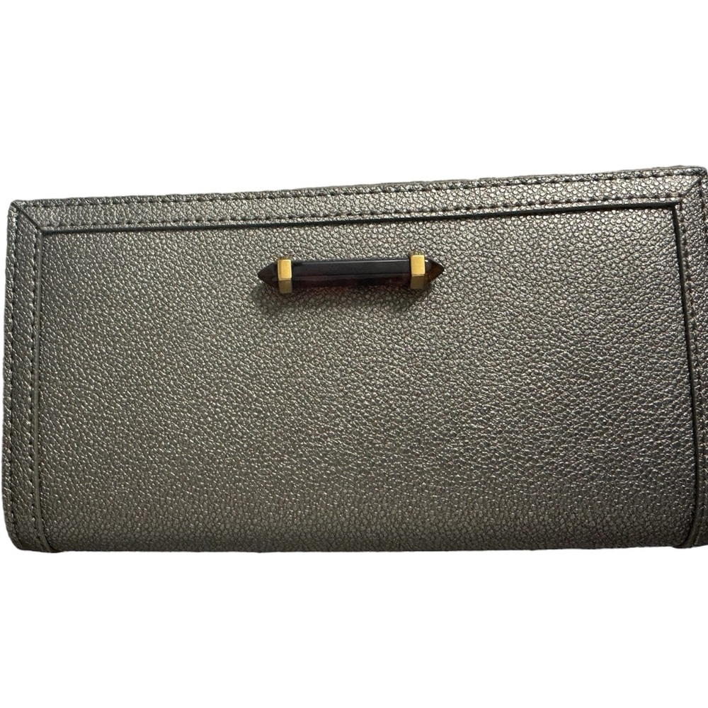 Charles and Keith wallet clutch - gold tone - great used condition